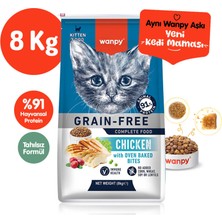 Wanpy Tahılsız Tavuklu Yavru Kedi Maması 8 kg