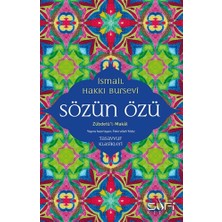 Sufi Kitap Sözün Özü - Zübdetü'l-Makal