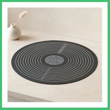 Bezos Yuvarlak Silikon Hamur Matı 45 cm - Ölçekli 190 G Sentı