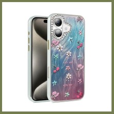 Candar Ticaret iPhone 16 Uyumlu Kılıf Blade Aynalı Desenli Kapak - Desen 4 Srh