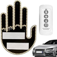 Velora Gesture Uzaktan Kumandalı El Orta Parmak LED Araba Içi LED 3 Farklı Mod, SNSTICARET-502