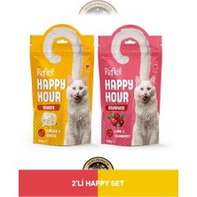 Reflex Happy Hour Choosy Seçici & Calmness Sakinleşmeyi Destekleyici Kedi Ödül Maması Seti 2X60 Gram Bez