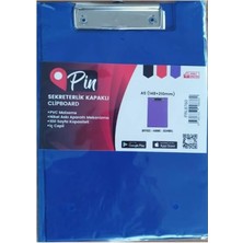 TeknoKapsül Pin Pin A5 Kapaklı Sekreterlik Mavi