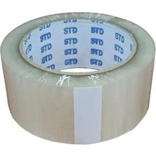 TeknoKapsül Bijutek Std Akrilik Şeffaf Koli Bandı 45MMX100MT Güçlü Yapışkanlı Paketleme Bant