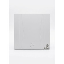 TeknoKapsül Hiva Dekoratif Banyo ve Wc Aspiratörü, Sessiz Duvar ve Tavan Tipi Havalandırma Fanı, Panel Kapaklı Mutfak ve Banyo Aksiyel Fan - Beyaz (Ø150MM)
