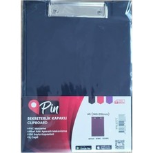 TeknoKapsül Pin Pin A5 Kapaklı Sekreterlik Siyah