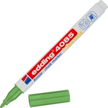 TeknoKapsül Edding 4085 Tebeşir Kalemi - Yeşil-Metalik - 1 Tebeşir Kalemi - 1-2 mm Yuvarlak Uçlu