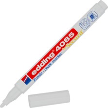 TeknoKapsül Edding 4085 Tebeşir Kalemi - Beyaz - 1 Tebeşir Kalemi - 1-2 mm Yuvarlak Uçlu