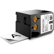 TeknoKapsül Dymo Xtl, Çok Amaçlı Vinil (54 mm x 7 Mt), Beyaz/siyah - 1868755