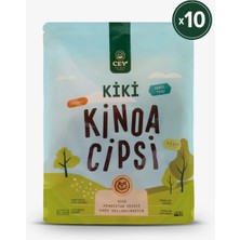 Cey Natural Foods 10’lu Kiki Deniz Tuzlu Kinoa Cipsi Seti – Glutensiz Atıştırmalık (10 x 30 G)