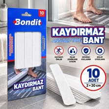 TeknoKapsül Telvesse Bondit Banyo Mutfak Kaygan Zemin Bandı Kaydırmazlık Bant 2X20CM