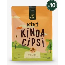 Cey Natural Foods 10’lu Kiki Sade Kinoa Cipsi Seti – Glutensiz, Kızartılmamış Atıştırmalık (10 x 80 G)