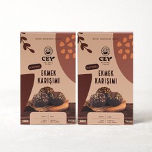 Cey Natural Foods 2’li Glutensiz Ekmek Karışımı Seti – Mayasız Ekmek Harcı (2 x 300 G)
