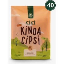 Cey Natural Foods 10’lu Kiki Sade Kinoa Cipsi Seti – Glutensiz, Kızartılmamış Atıştırmalık (10 x 30 G)