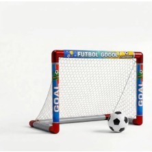 Depomiks Avm Minyatür Futbol Kalesi + Top Set 2+ Yaş İçin Dayanıklı Plastik Eğlenceli Spor Oyuncağı
