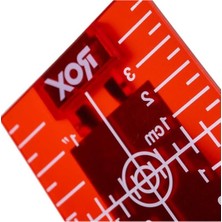 Mythriva Lazer Hedef Kartı Plakası, 104X74 mm Boyutunda, Görünürlük Arttırıcı Aksesuar
