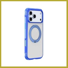 Bucuks Joko iPhone 18 Pro Max/17 Pro Max Uyumlu Airbag Ring Yüzüklü Magsafe Kapak - Mavi Bcks