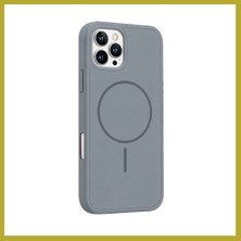 Bucuks iPhone 16 Pro Max Uyumlu Azus Magsafe Kapak - Gri Bcks