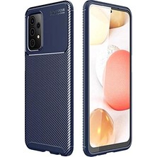 Lexroo Galaxy ile Uyumlu A72 Kılıf Negro Silikon Kapak Lacivert
