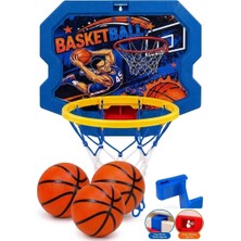 Depomiks Avm Depomiks Ahsap Kapiya Asılabilir Basketbol Potası 3 Top Hediyeli 3 - 5 Yaş Eğlenceli Tasarım