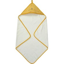 aklow akyoleticaret Bebek Banyo Havlusu, Sarı, 80X80 cm