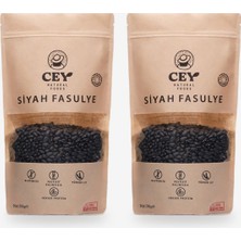 Cey Natural Foods 2’li Siyah Fasulye Seti – Yerli Üretim, Glutensiz (2 x 500 G)