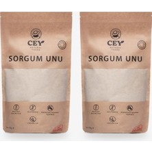 Cey Natural Foods 2’li Sorgum Unu Seti – Yerli Üretim, Glutensiz, Yüksek Lifli (2 x 500 G)