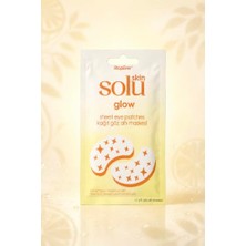 aklow akyoleticaret Skin Solu Glow C Vitamini ve Bitkisel Özlü Kağıt Göz Altı Maskesi – Aydınlatıcı ve Nemlendirici Göz Altı Bakım Bandı (1 Çift)