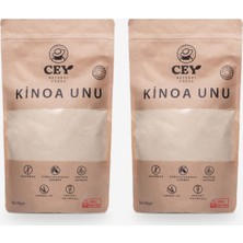 Cey Natural Foods 2’li Kinoa Unu Seti – Yerli Üretim, Glutensiz (2 x 500 G)