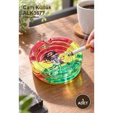 Yenilig 3 Adet Cam Küllük ALK3677