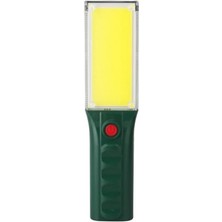 aklow akyoleticaret PT-924 Farklı Işık Modlu USB Şarjlı El Feneri Mıknatıslı ve Askı Aparatlı