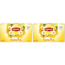 aklow akyoleticaret Lipton Papatya Bardak Süzen Poşet Bitki Çayı 40'li Paket, 30 G