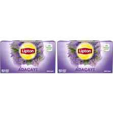 aklow akyoleticaret Lipton Adaçayı Bardak Süzen Poşet Bitki Çayı 40'li Paket, 30 G