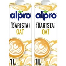 aklow akyoleticaret Alpro Barista Yulaf Bitkisel Içeceği, 1l 2li Paket