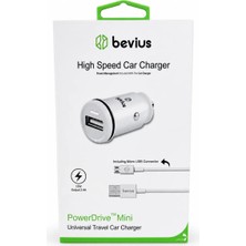 Bezos Micro USB 12W Kablolu Araç Şarj Cihazı BVS-AU501 BZELDR05