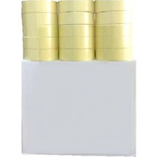 aklow akyoleticaret Bant Evi Maskeleme Bandı 24MM Kağıt Boya Bantı, Kendinden Yapışkanlı Ressam Çizim Bantları, Boyacı Bandı (72 Adet 24MM (1 Koli) Maskeleme Kağıt Bant)