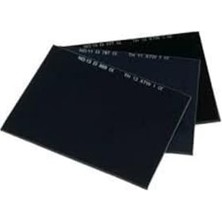 aklow akyoleticaret Kaynak Maske Camı Siyah 110X80 777 (6 Lı) Paket