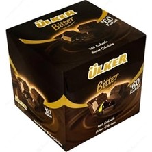 aklow akyoleticaret Ülker Bitter Kare%60 Kakaolu Çikolata 60 gr x 6 Adet