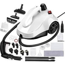 aklow akyoleticaret Buharlı Temizlik Makinesi - 2000W Güçlü Buhar ve 23 Farklı Aparat ile Etkili Temizlik, 72,5 Psı Yüksek Basınçlı, 160 Derece Sıcak Buhar, 2 Litre Geniş Su Deposu, Basınçlı Buharlı Temizleme Makinesi