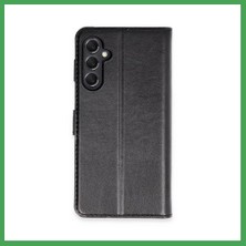 Liyanos Samsung Galaxy M34 5g Uyumlu Kılıf Trend S Plus Kapaklı Kılıf - Siyah LYN00001