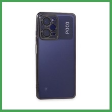 Liyanos Poco X5 Pro 5g Uyumlu Kılıf Lensli Silikon - Mor LYN00001
