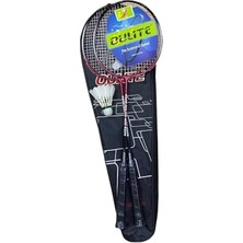 aklow akyoleticaret Nasya Pro 606 Çantalı Badminton Seti 2 Adet Badminton Raketi 1 Adet Badminton Topu Pro Set Kırmızı