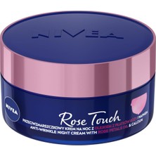 Str Store Aqua Rose Kırışıklık Karşıtı Gece Yüz Bakım Kremi 50ML, Kalsiyum, Ince Çizgi Görünümü, Sıkı Cilt