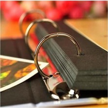 Str Store Klaket Tasarımlı Anı Defteri, 20 Siyah Yaprak, Fotoğraf ve Anılar Için Koleksiyon Albümü, Dekoratif Scrapbook, Retro Clap Board Tasarımlı, Sert Kapak, Siyah
