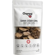 Chompo Dana Ciğer Cips 100% Doğal Katkısız Köpek Ödül Maması 100 gr LYN00001