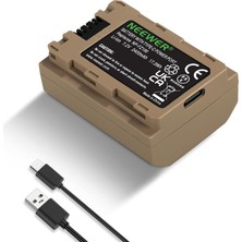 Str Store Sony A7R V A7S Iıı A7 Iv Için NP-FZ100 2400MAH Pil, Usb-C Şarj Kablosu, Sony Zv-E1, Fx3, FX30, A1, A9, A9 Iı, A6600, A7C ile Uyumlu