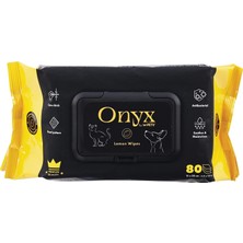 Str Store Onyx Limon Kokulu Kedi ve Köpekler Için Temizleme Mendili 80'li