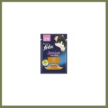 Felix Pouch Junior Tavuklu Yavru Kedi Konservesi 85 gr Srh