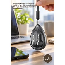 Yenilig 10 Adet Bluetooth Kulaklık – Kablosuz Kulak Içi Tws Mikrofonlu Bluetooth 5.0 Siyah G65 Earbuds Handsfree