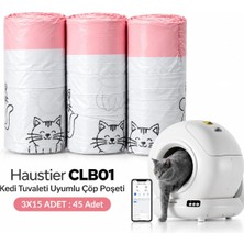 StepCo Clb-01 Otomatik Kedi Tuvaleti Büzgülü 3X15 Çöp Poşeti